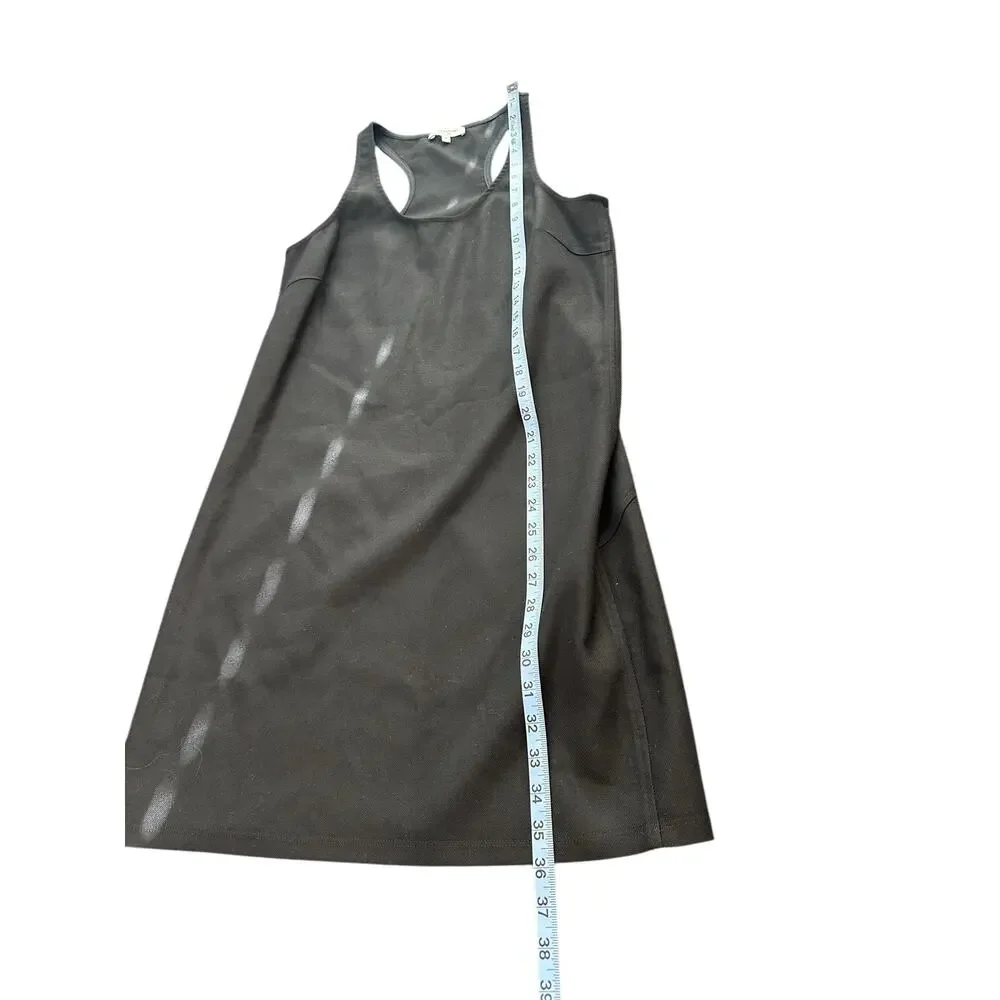 Emerson Fry Black Basic Scoop Neck Ponte‎ Layering Racerback Mini Dress Medium